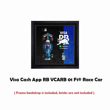 Display Frame for LEGO® Speed Champions F1® Cars