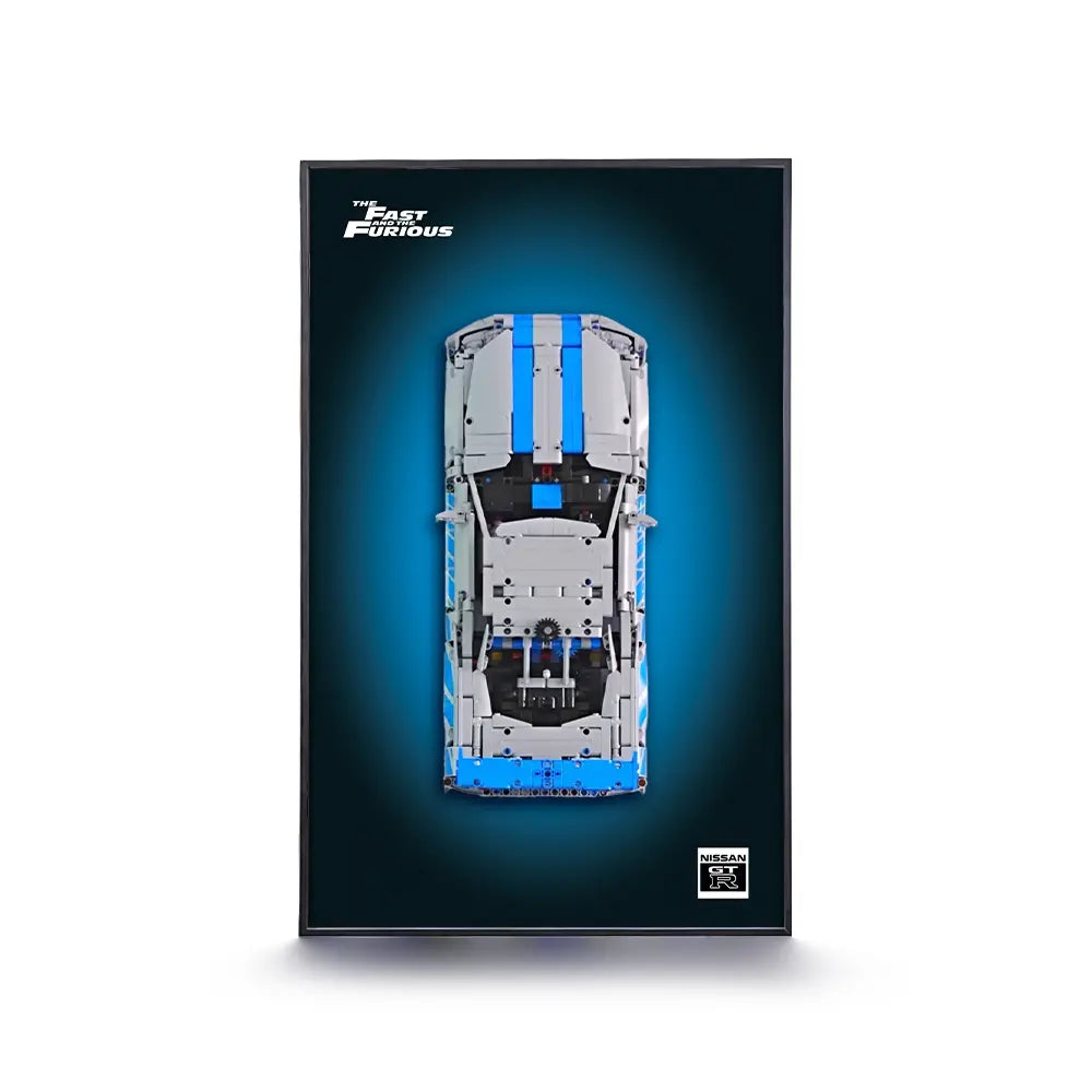 LEGO™ Display Frame for 2 Fast 2 Furious Nissan Skyline GT-R R34 (42210)