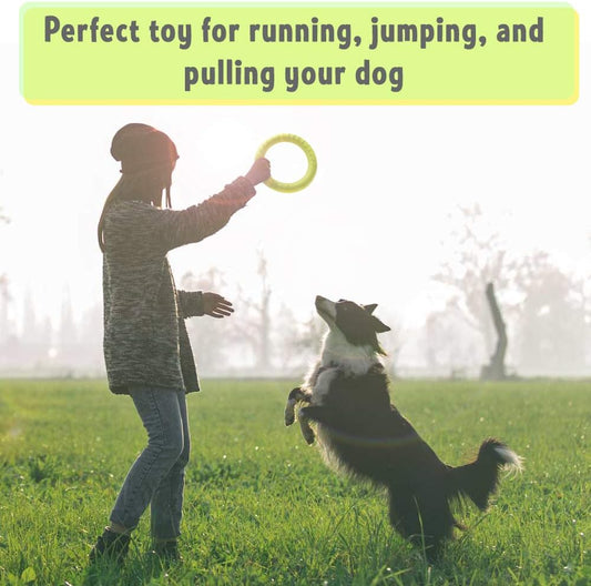 Floating Dog Training Ring – Interactive Pull & Toss Toy for Active Dogs
