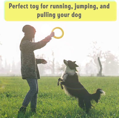 Floating Dog Training Ring – Interactive Pull & Toss Toy for Active Dogs
