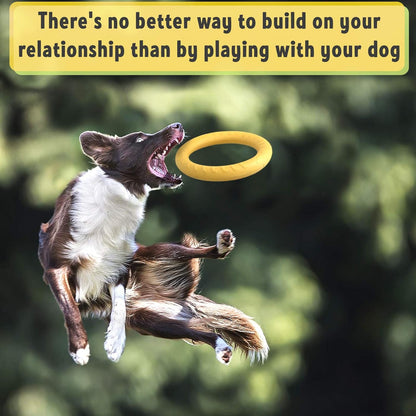 Floating Dog Training Ring – Interactive Pull & Toss Toy for Active Dogs