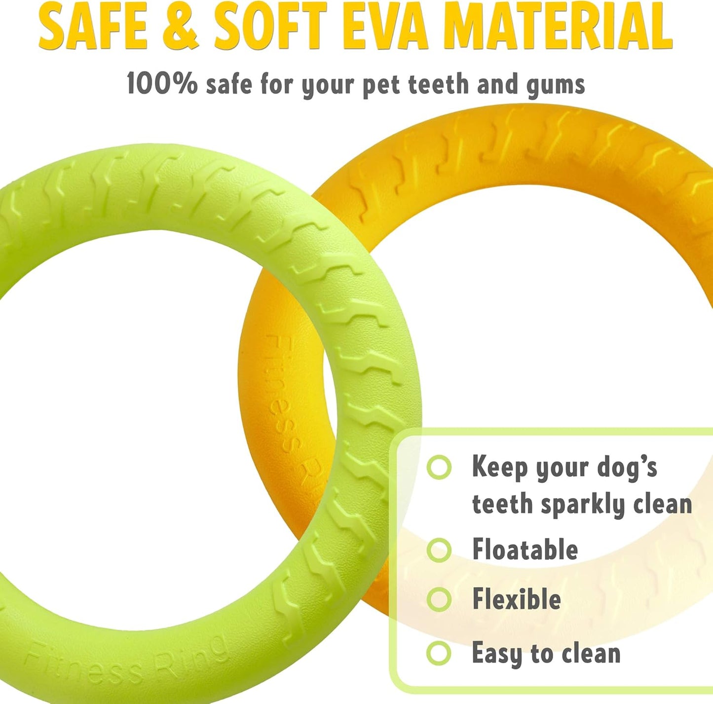 Floating Dog Training Ring – Interactive Pull & Toss Toy for Active Dogs