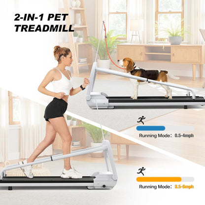 Quiet Dog Treadmill – Compact Indoor Running Machine for Small & Medium Dogs