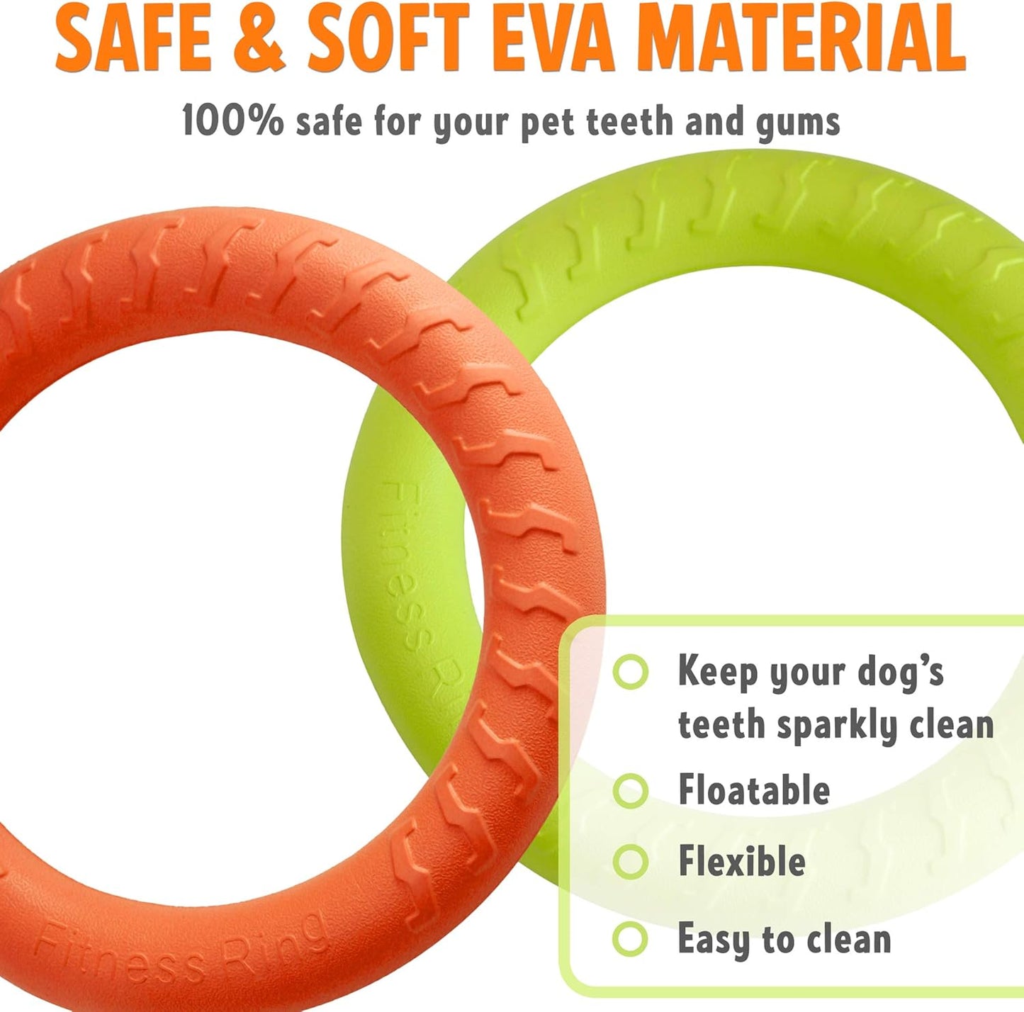 Floating Dog Training Ring – Interactive Pull & Toss Toy for Active Dogs