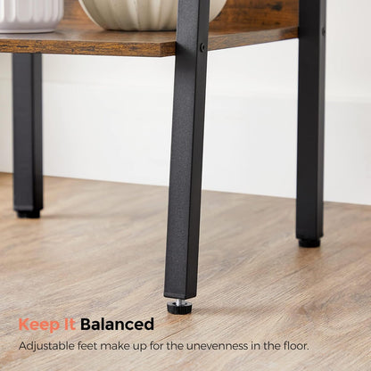 4-Tier Ladder Bookshelf – Industrial Storage Rack with Steel Frame for Living Room & Home Office