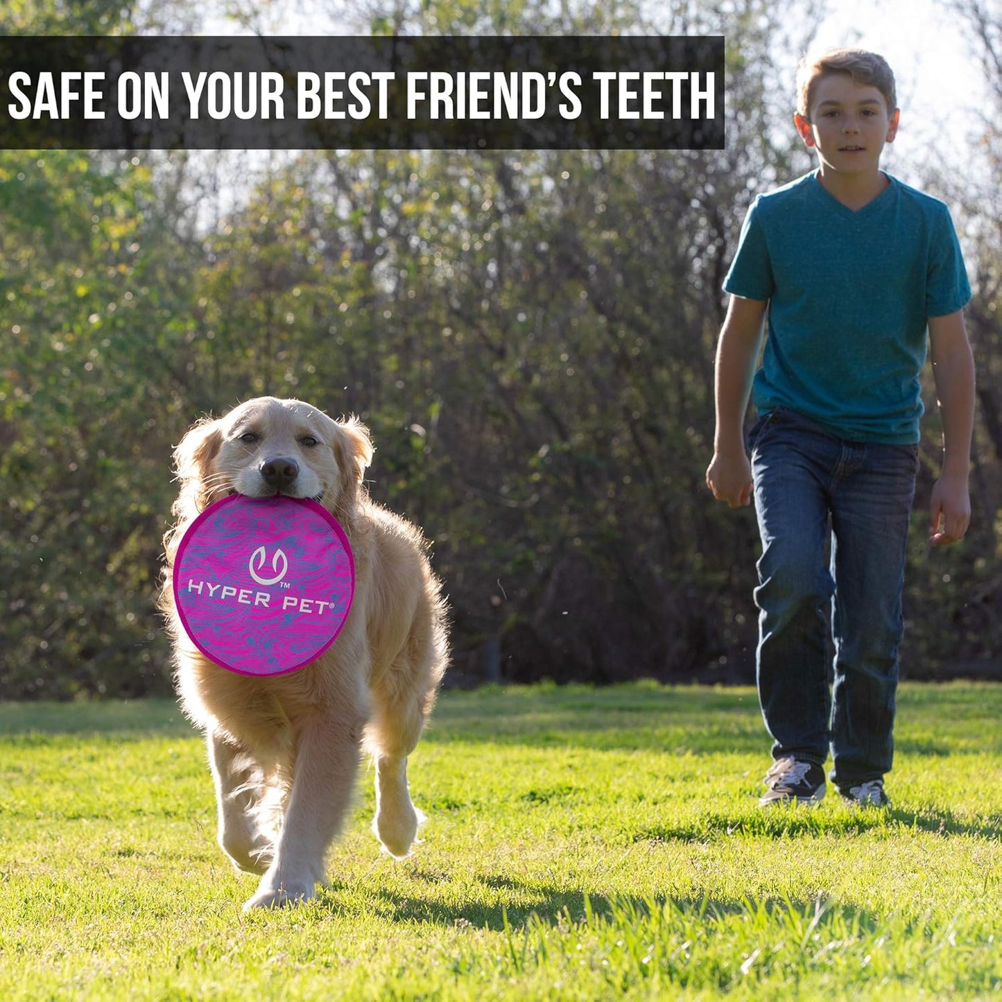 Soft Flying Disc Dog Toy, 9" Floating Frisbee for All Breeds, Gentle on Teeth, 2-Pack