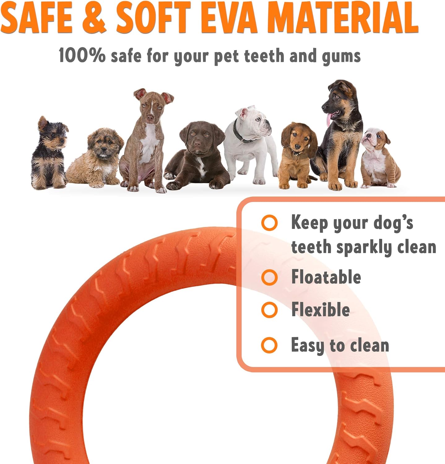 Floating Dog Training Ring – Interactive Pull & Toss Toy for Active Dogs