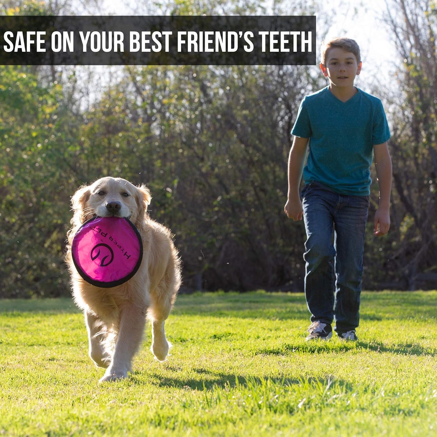 Soft Flying Disc Dog Toy, 9" Floating Frisbee for All Breeds, Gentle on Teeth, 2-Pack