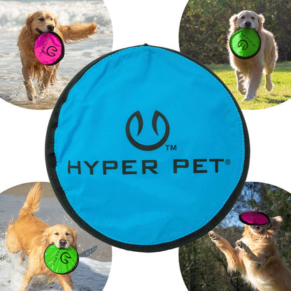 Soft Flying Disc Dog Toy, 9" Floating Frisbee for All Breeds, Gentle on Teeth, 2-Pack