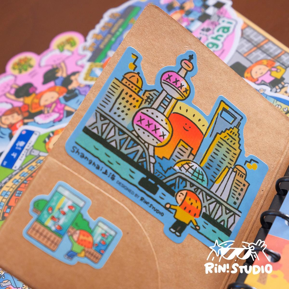 Shanghai Sticker Set — A Love Letter to Our Hometown (50 × 50 mm)