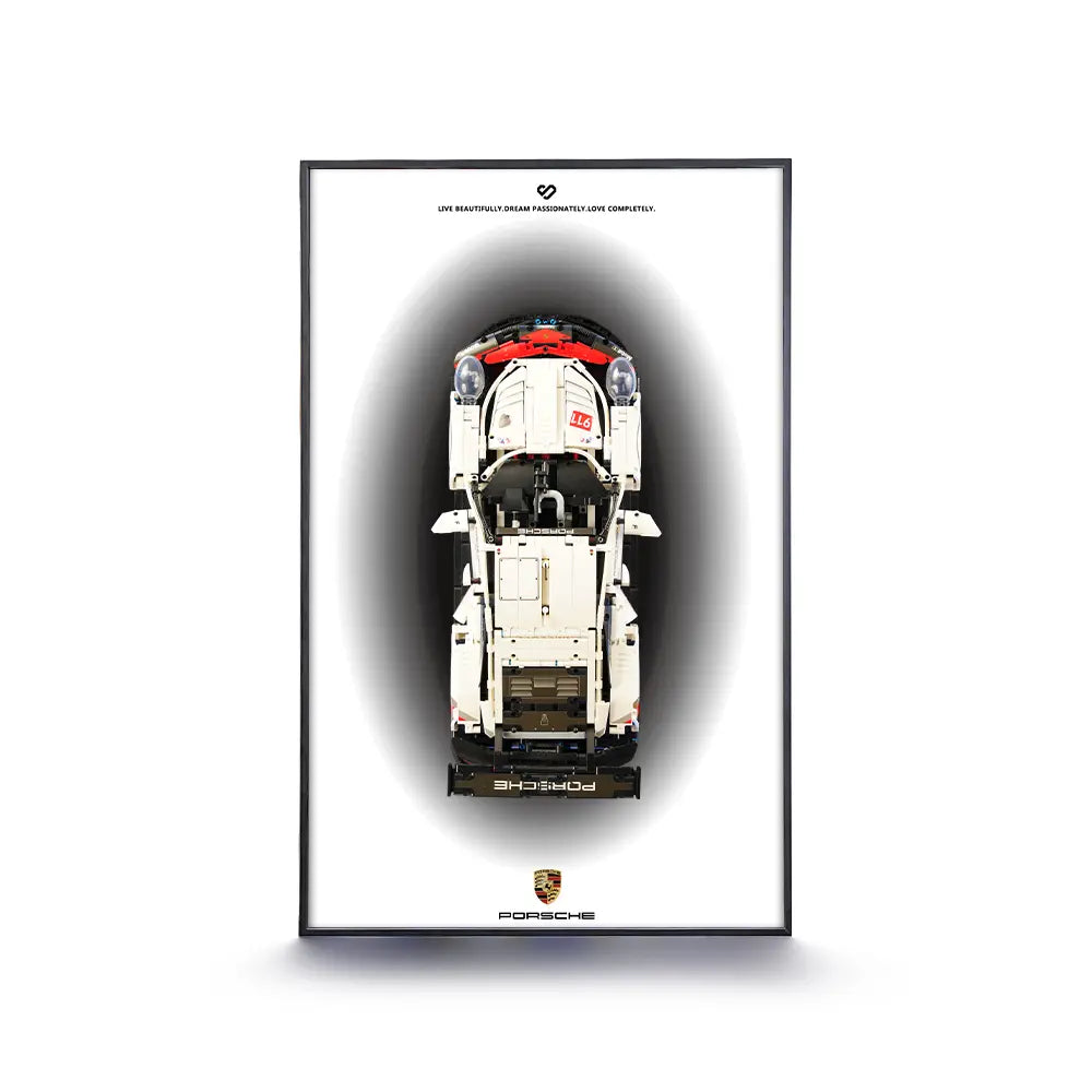 Detailed Frame for 911 RSR – Precision Build Kit for Racing Car Model