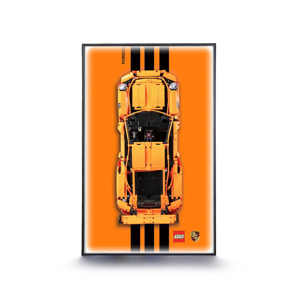 Detailed Frame for 911 GT3 RS – Precision Build Kit for Racing Car Model