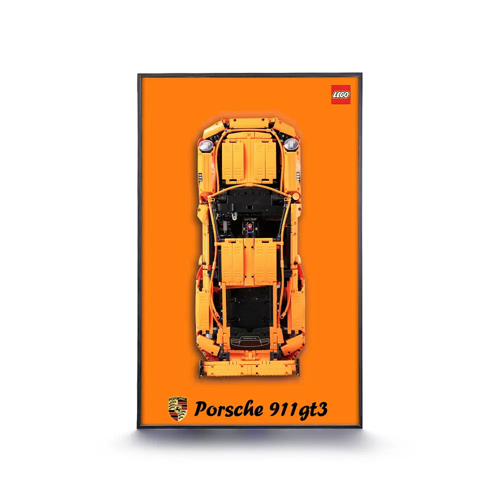 Detailed Frame for 911 GT3 RS – Precision Build Kit for Racing Car Model