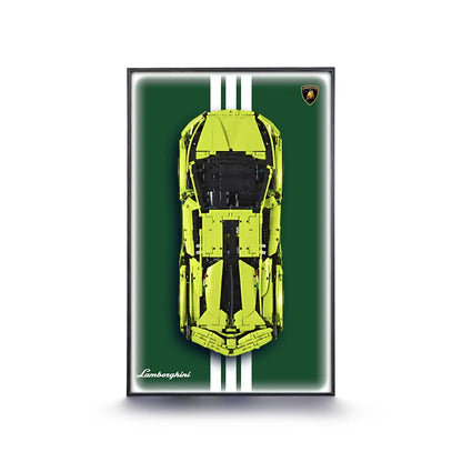 High-Detail Model Frame for Luxury Supercar FKP 37 (42115)