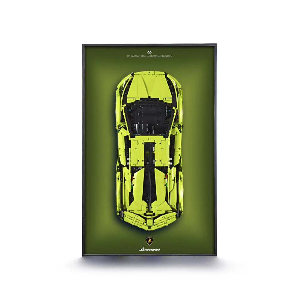 High-Detail Model Frame for Luxury Supercar FKP 37 (42115)