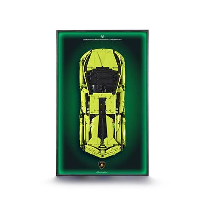 High-Detail Model Frame for Luxury Supercar FKP 37 (42115)