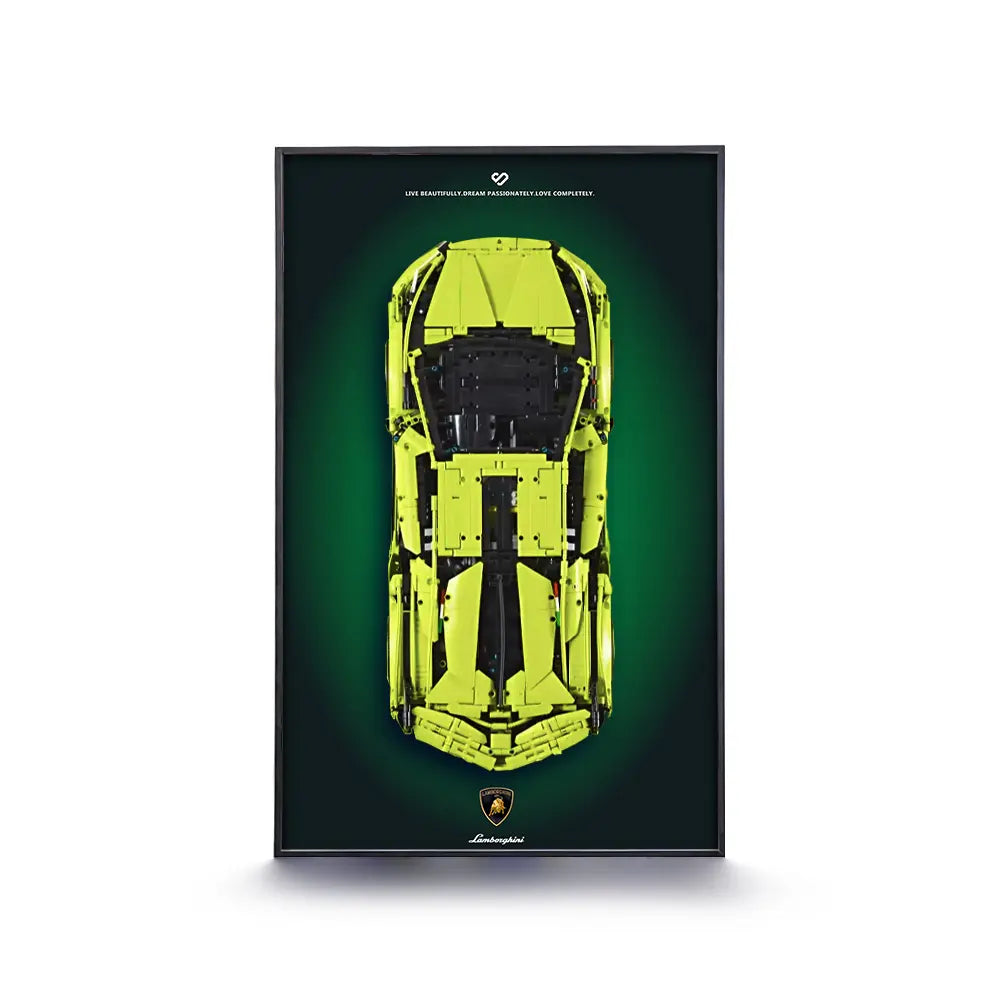 High-Detail Model Frame for Luxury Supercar FKP 37 (42115)