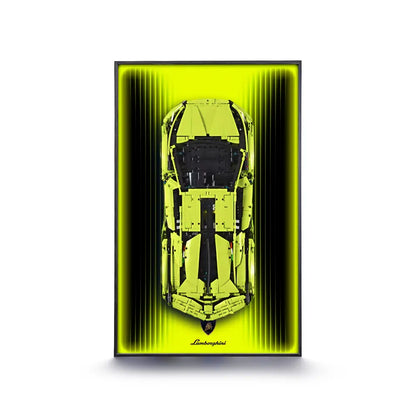 High-Detail Model Frame for Luxury Supercar FKP 37 (42115)