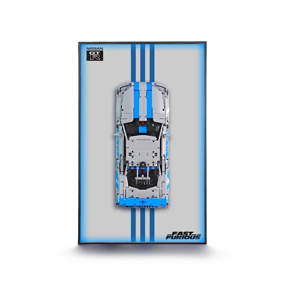 LEGO™ Display Frame for 2 Fast 2 Furious Nissan Skyline GT-R R34 (42210)