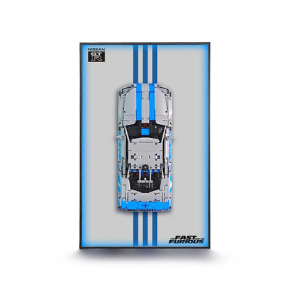 LEGO™ Display Frame for 2 Fast 2 Furious Nissan Skyline GT-R R34 (42210)