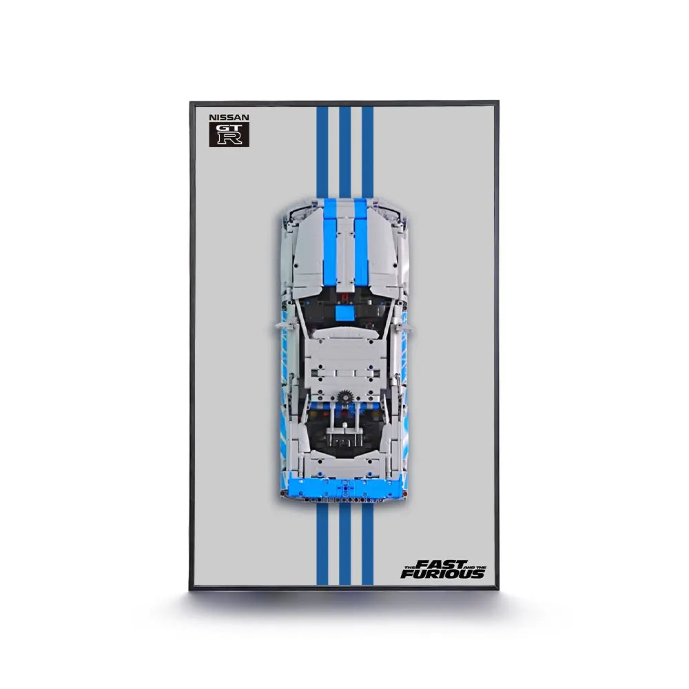LEGO™ Display Frame for 2 Fast 2 Furious Nissan Skyline GT-R R34 (42210)