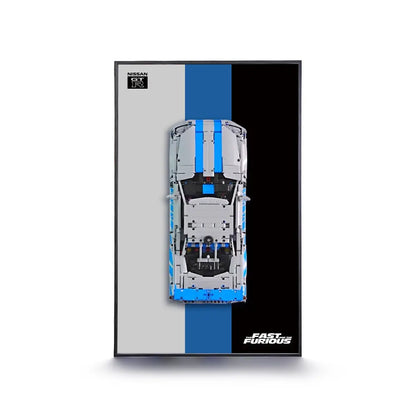 LEGO™ Display Frame for 2 Fast 2 Furious Nissan Skyline GT-R R34 (42210)