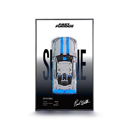LEGO™ Display Frame for 2 Fast 2 Furious Nissan Skyline GT-R R34 (42210)