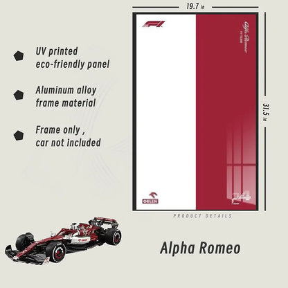 CADA™ Wall Mount Frame for Alfa Romeo F1 Car