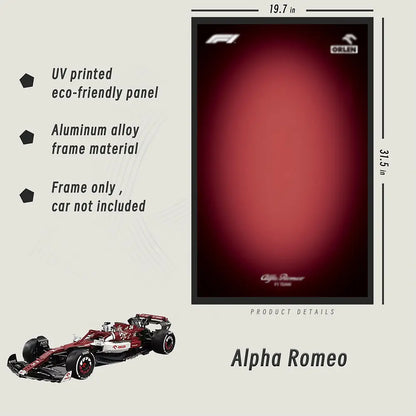 CADA™ Wall Mount Frame for Alfa Romeo F1 Car