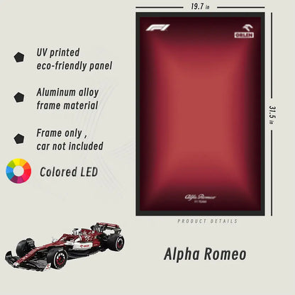 CADA™ Wall Mount Frame for Alfa Romeo F1 Car