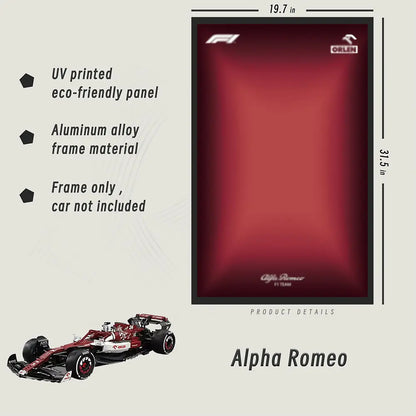 CADA™ Wall Mount Frame for Alfa Romeo F1 Car