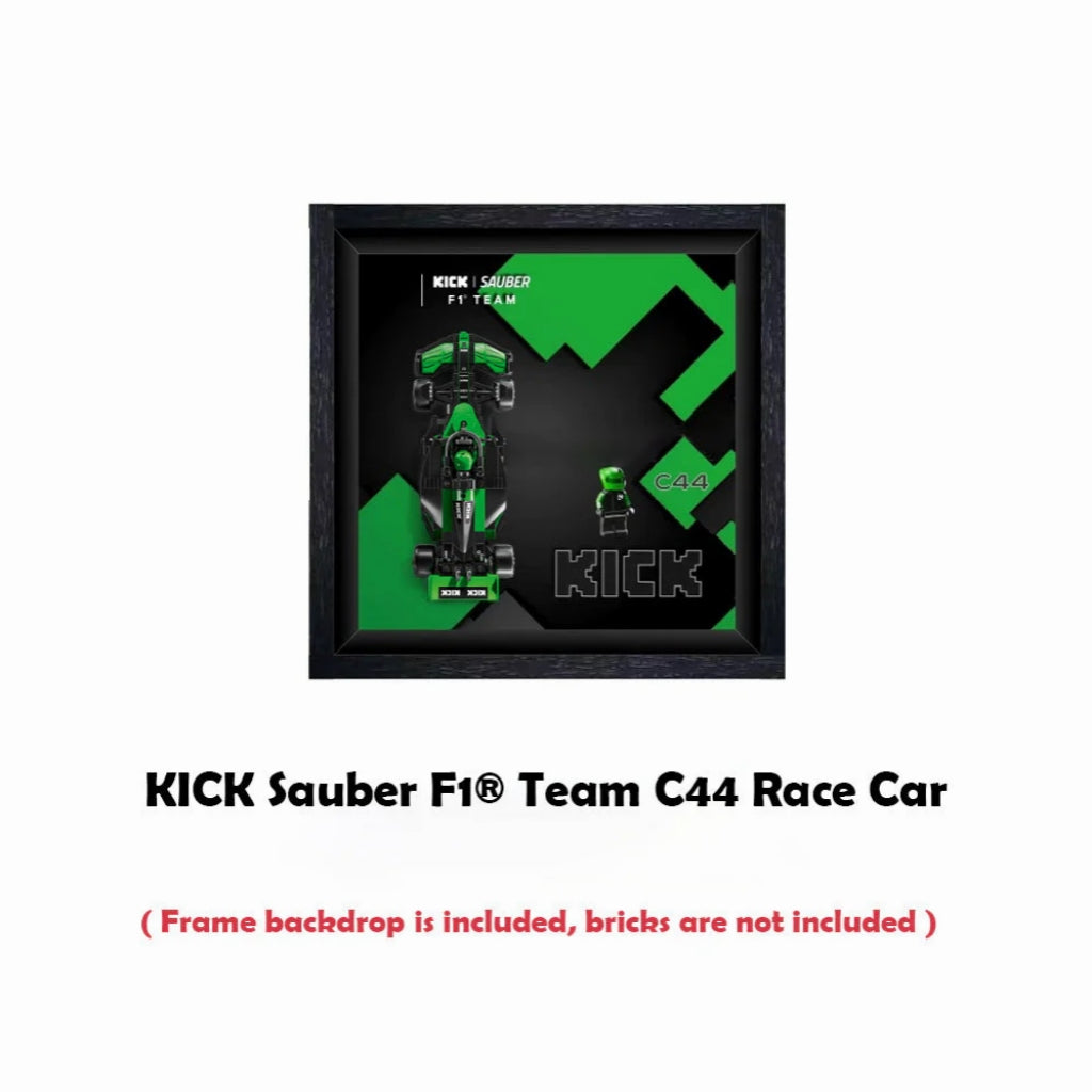 Display Frame for LEGO® Speed Champions F1® Cars