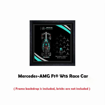 Display Frame for LEGO® Speed Champions F1® Cars