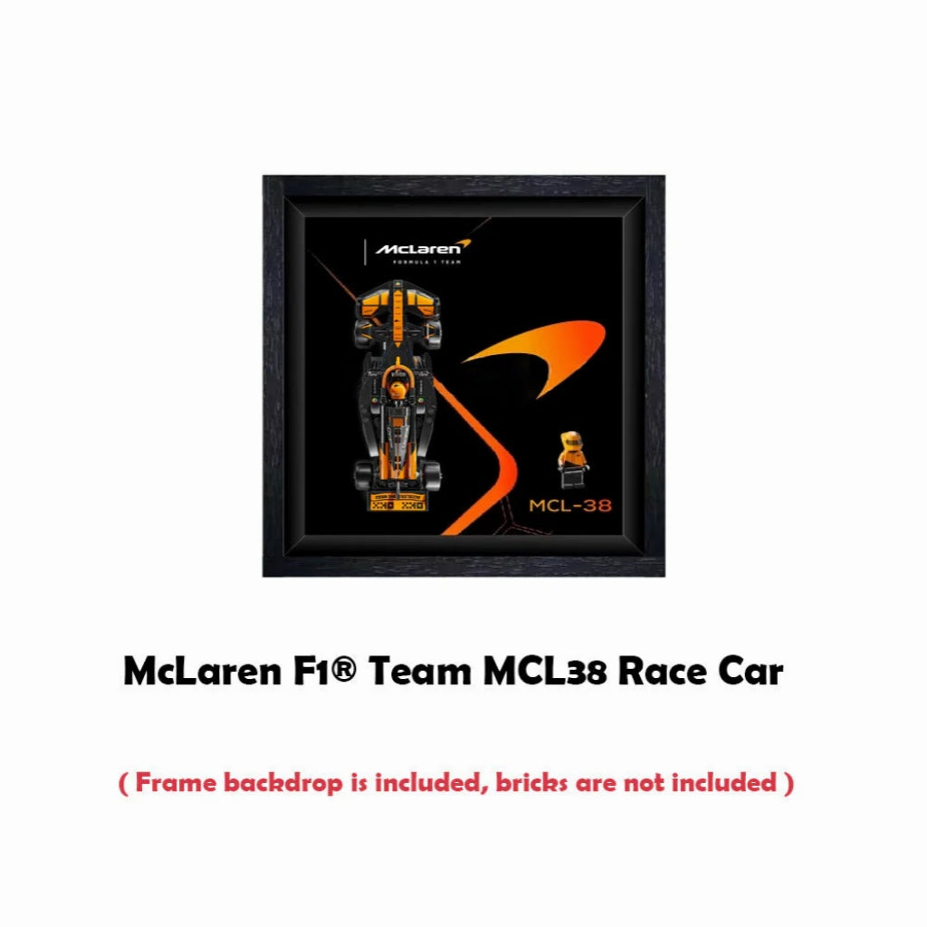 Display Frame for LEGO® Speed Champions F1® Cars