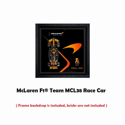 Display Frame for LEGO® Speed Champions F1® Cars